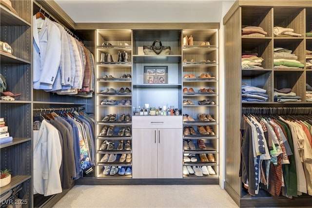 10297 Sierra Skye Ave, Las Vegas, NV 89166 - walk in closet with carpet floors