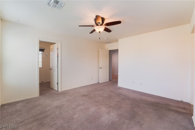 4610 Lime Straight Dr, Las Vegas, NV 89115 - empty room featuring a ceiling fan, carpet, and baseboards