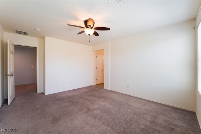 4610 Lime Straight Dr, Las Vegas, NV 89115 - unfurnished room with a ceiling fan, carpet flooring, and a smoke detector