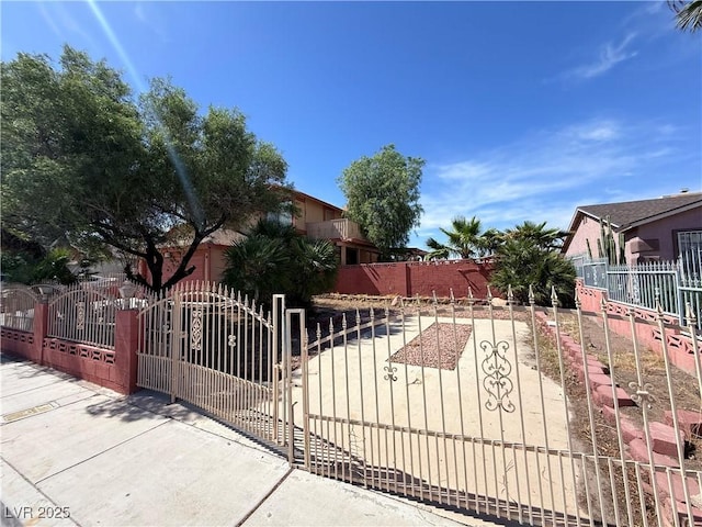 5600 Grossmont Ave, Las Vegas, NV 89110 - gate with a fenced front yard