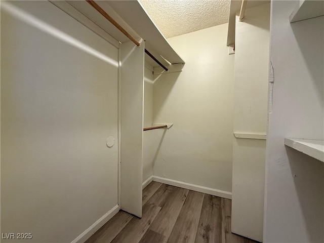 5600 Grossmont Ave, Las Vegas, NV 89110 - walk in closet featuring wood finished floors