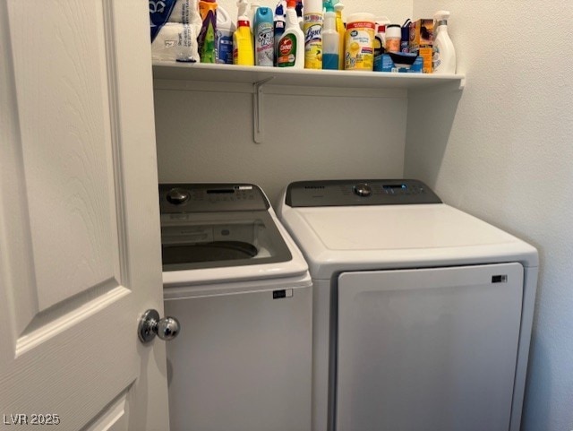 411 Hellebores Ave, North Las Vegas, NV 89084 - laundry room with washer and dryer