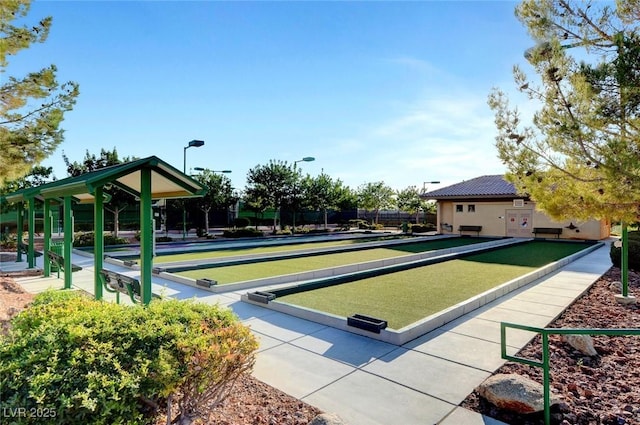 2545 Nashira St, Henderson, NV 89044 - surrounding community with a bocce ball area