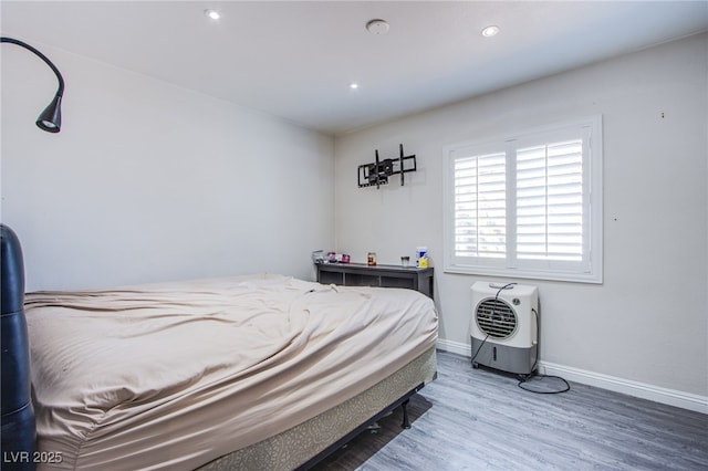 237 Cervantes St, Las Vegas, NV 89101 - bedroom featuring wood finished floors, baseboards, and recessed lighting