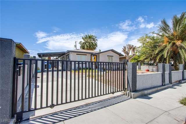 237 Cervantes St, Las Vegas, NV 89101 - gate featuring a fenced front yard