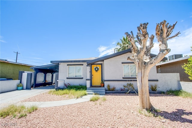 237 Cervantes St, Las Vegas, NV 89101 - view of front of home with stucco siding