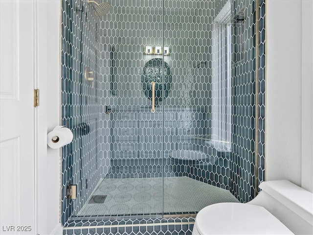 21 Sawgrass Ct, Las Vegas, NV 89113 - bathroom with toilet and a shower stall