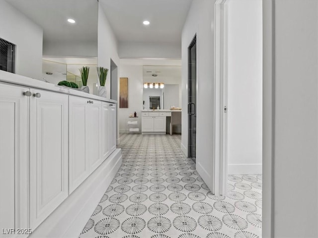 21 Sawgrass Ct, Las Vegas, NV 89113 - corridor with recessed lighting and baseboards