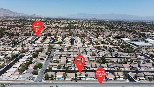 9585 Teton Diablo Ave, Las Vegas, NV 89117 - aerial view of mountains