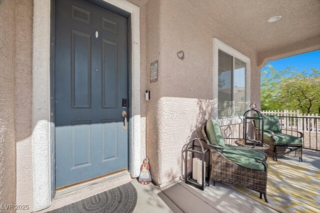 4308 Brazil Palm Ct, North Las Vegas, NV 89032 - property entrance featuring stucco siding
