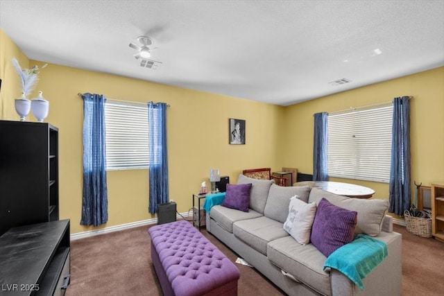 4308 Brazil Palm Ct, North Las Vegas, NV 89032 - living room featuring carpet floors and baseboards