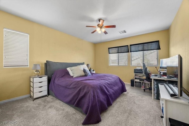 4308 Brazil Palm Ct, North Las Vegas, NV 89032 - bedroom featuring carpet floors, a ceiling fan, and baseboards
