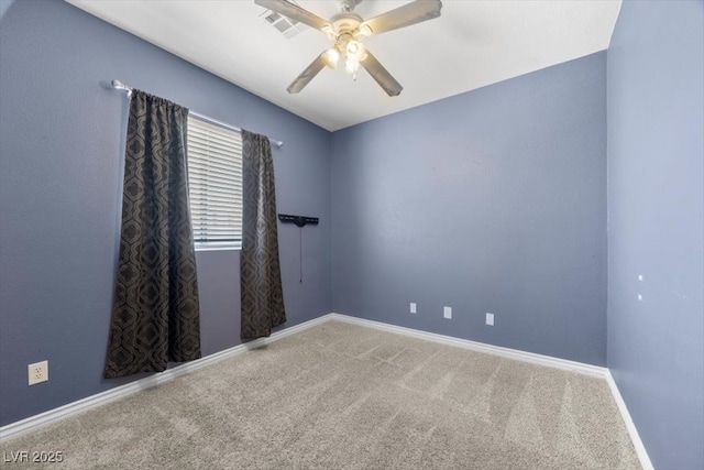 4308 Brazil Palm Ct, North Las Vegas, NV 89032 - carpeted empty room featuring ceiling fan and baseboards
