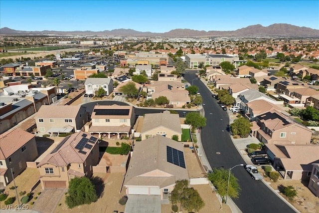 4308 Brazil Palm Ct, North Las Vegas, NV 89032 - aerial overview of property's location with nearby suburban area and a mountain backdrop