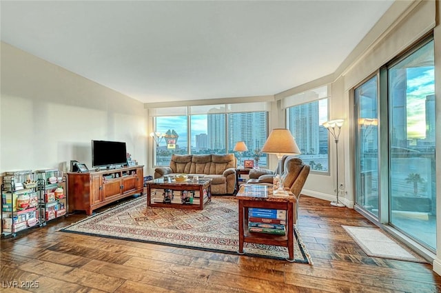 222 Karen Ave Unit 601, Las Vegas, NV 89109 - living area featuring wood-type flooring