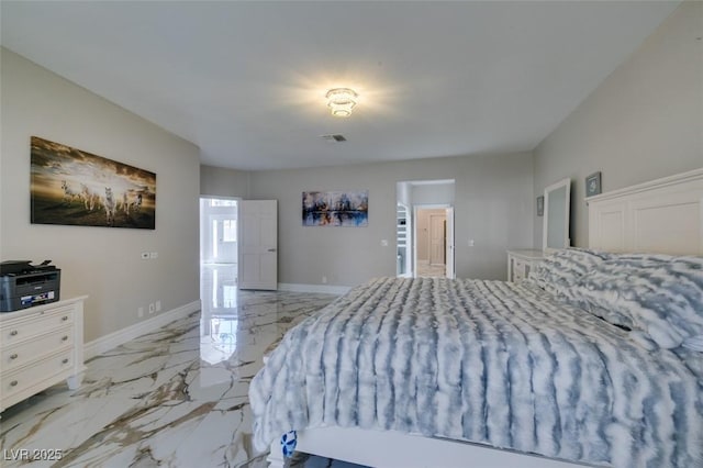 2101 Diamond Bar Dr, Las Vegas, NV 89117 - bedroom featuring light marble finish flooring and baseboards