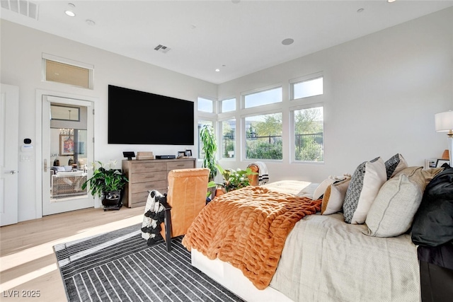 5155 Rock Daisy Dr, Las Vegas, NV 89135 - bedroom with wood finished floors and recessed lighting