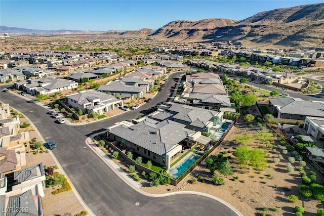 5155 Rock Daisy Dr, Las Vegas, NV 89135 - aerial perspective of suburban area featuring mountains