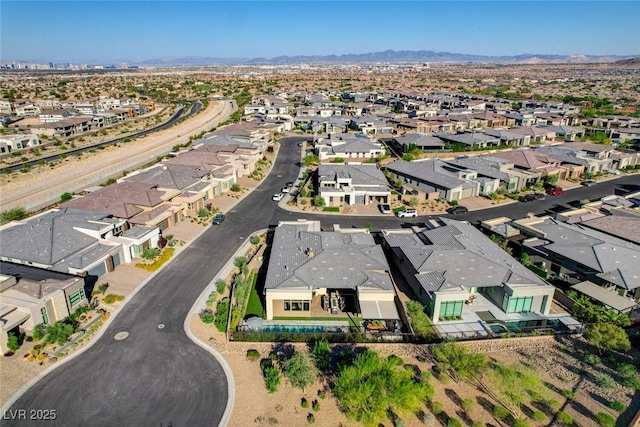 5155 Rock Daisy Dr, Las Vegas, NV 89135 - aerial perspective of suburban area featuring mountains
