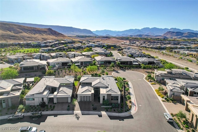 5155 Rock Daisy Dr, Las Vegas, NV 89135 - aerial perspective of suburban area featuring a mountain backdrop