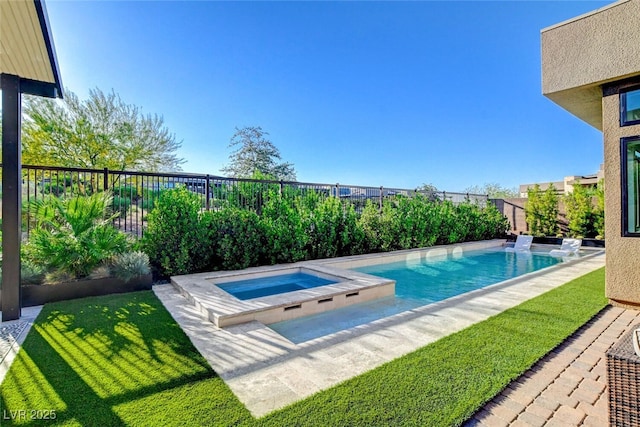 5155 Rock Daisy Dr, Las Vegas, NV 89135 - view of swimming pool featuring an in-ground hot tub