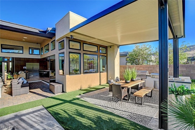 5155 Rock Daisy Dr, Las Vegas, NV 89135 - view of patio featuring outdoor dining area