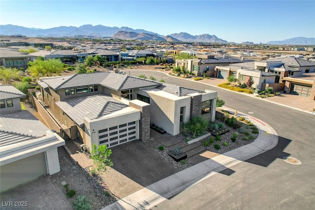 5155 Rock Daisy Dr, Las Vegas, NV 89135 - aerial perspective of suburban area featuring mountains