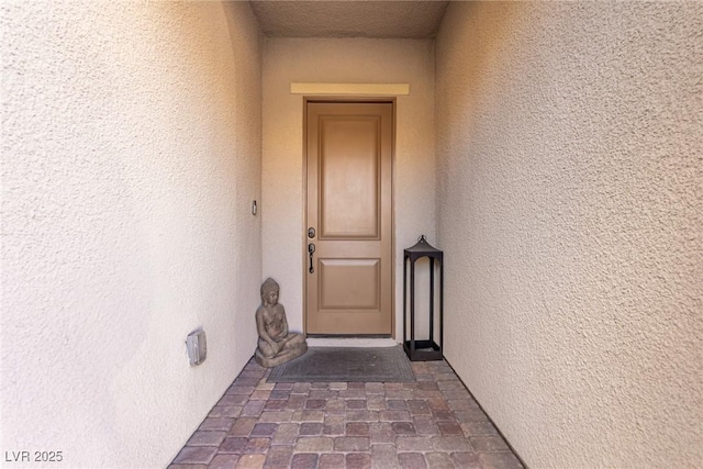 3929 Reyes Ave, Las Vegas, NV 89141 - view of exterior entry with stucco siding