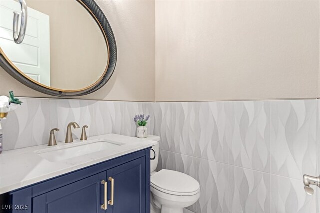 3929 Reyes Ave, Las Vegas, NV 89141 - half bath featuring vanity and toilet