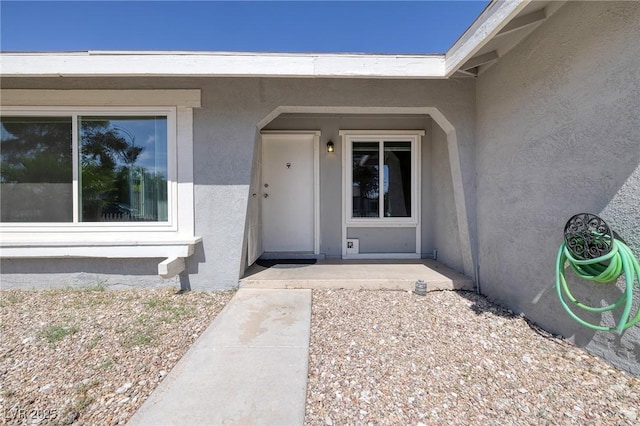 5535 Oxbow St, Las Vegas, NV 89119 - property entrance with stucco siding