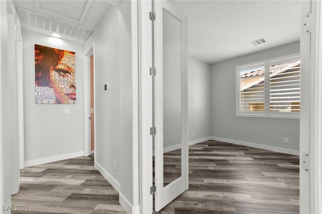 424 Vigo Port St, Las Vegas, NV 89138 - corridor with wood finished floors and baseboards