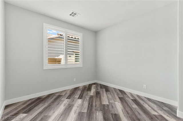 424 Vigo Port St, Las Vegas, NV 89138 - spare room featuring dark wood-type flooring and baseboards