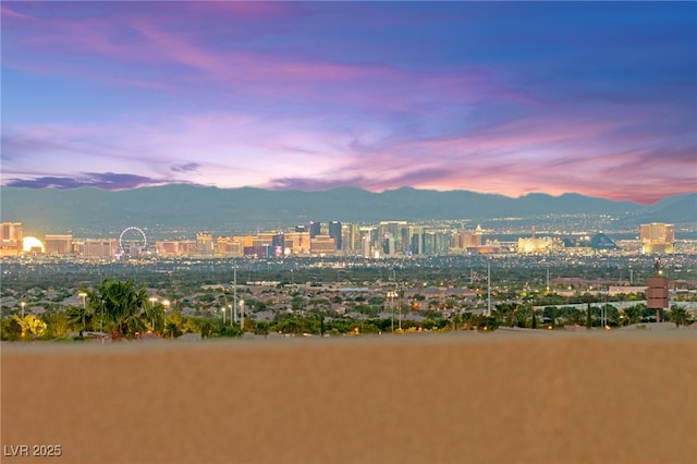 424 Vigo Port St, Las Vegas, NV 89138 - water view featuring a mountainous background and nearby urban area