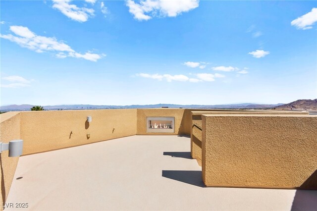 424 Vigo Port St, Las Vegas, NV 89138 - view of patio / terrace with a mountain view