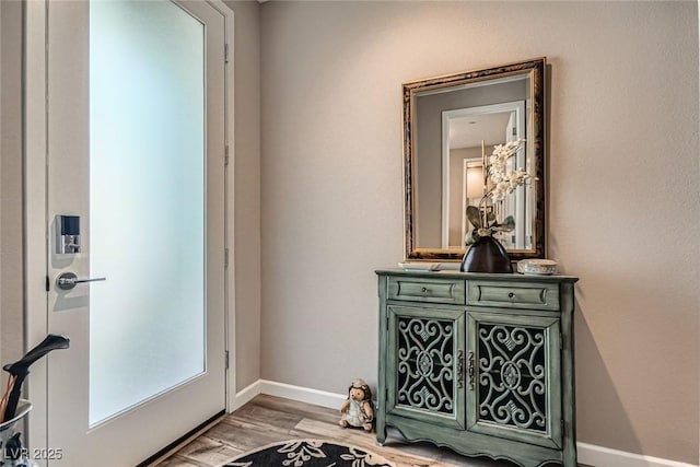 2507 Silent View Ave, Henderson, NV 89044 - entrance foyer with baseboards and light wood-style floors