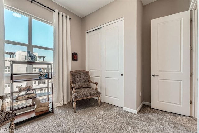 2507 Silent View Ave, Henderson, NV 89044 - sitting room featuring carpet and baseboards
