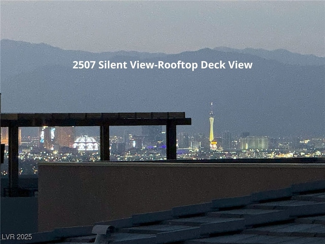 2507 Silent View Ave, Henderson, NV 89044 - water view with mountains and a view of city lights