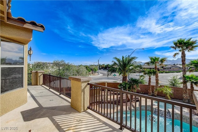 5949 Casa Coronado Ave, Las Vegas, NV 89131 - balcony with view of pool