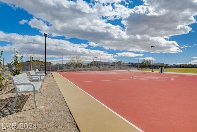 4519 Sapphire Moon Ave, North Las Vegas, NV 89084 - view of sport court with community basketball court