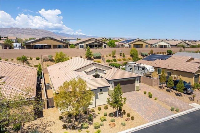 7265 Southern Magnolia St, Las Vegas, NV 89149 - aerial perspective of suburban area featuring a mountain backdrop