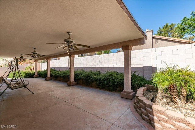 259 Baring Cross St, Henderson, NV 89074 - view of patio / terrace with a ceiling fan