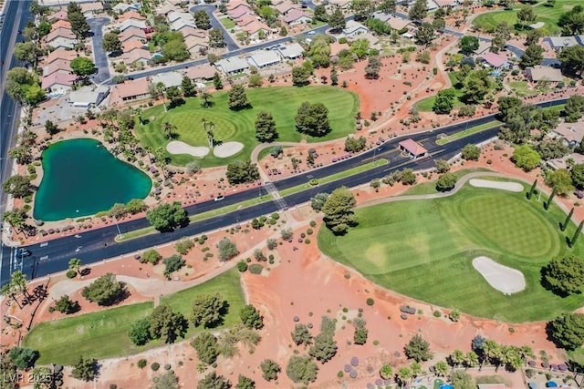 5133 Burr Oak Dr, Las Vegas, NV 89130 - aerial view of property and surrounding area featuring a golf course and nearby suburban area