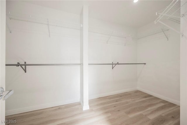 5133 Burr Oak Dr, Las Vegas, NV 89130 - spacious closet with wood finished floors