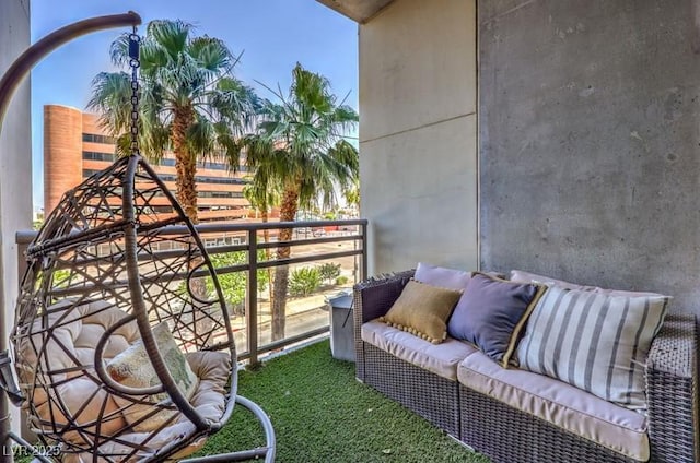 353 E Bonneville Ave Unit 379, Las Vegas, NV 89101 - balcony with outdoor lounge area