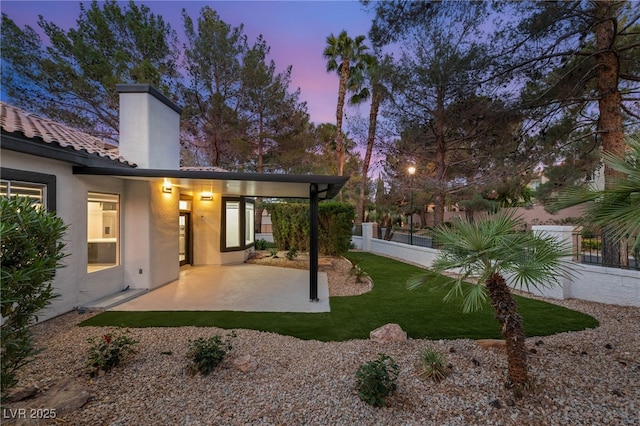 9029 Rivers Edge Dr, Las Vegas, NV 89117 - view of yard featuring a patio area