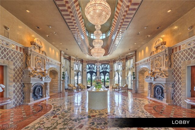 9101 Alta Dr Unit 102, Las Vegas, NV 89145 - common area with a high ceiling and recessed lighting