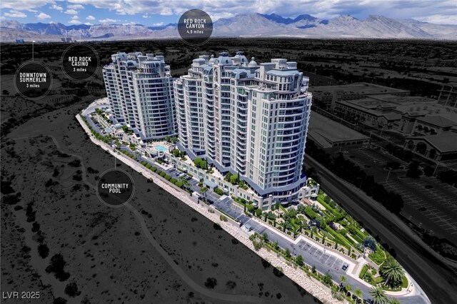 9101 Alta Dr Unit 102, Las Vegas, NV 89145 - drone / aerial view of mountains