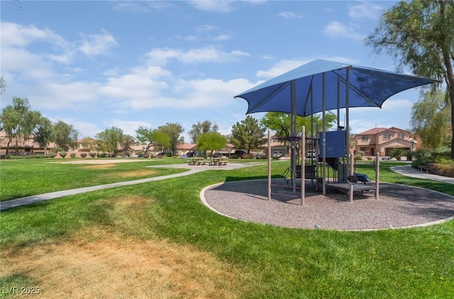 2825 Shayla Bay Ave, North Las Vegas, NV 89086 - community play area with a lawn