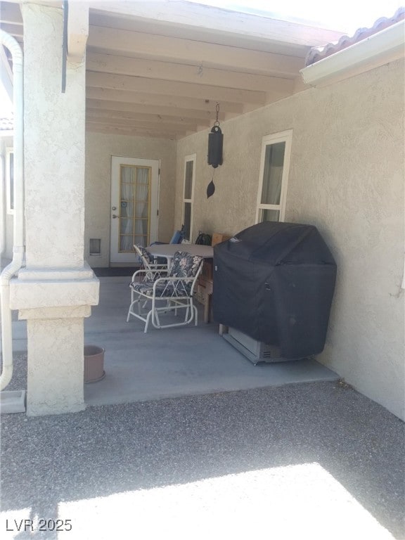 1611 Red Rock Dr, Pahrump, NV 89048 - view of patio featuring a grill