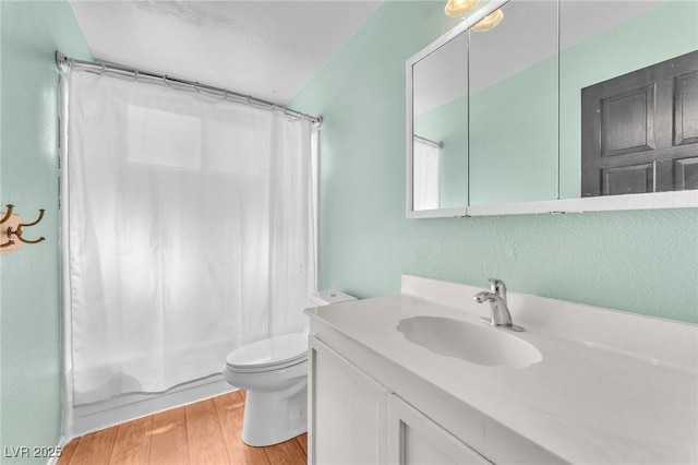 3158 La Luna Cir, Henderson, NV 89014 - bathroom with vanity, wood finished floors, and shower / tub combo